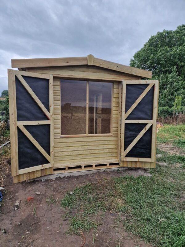 8ft x 12ft Flaxton with hidden windows